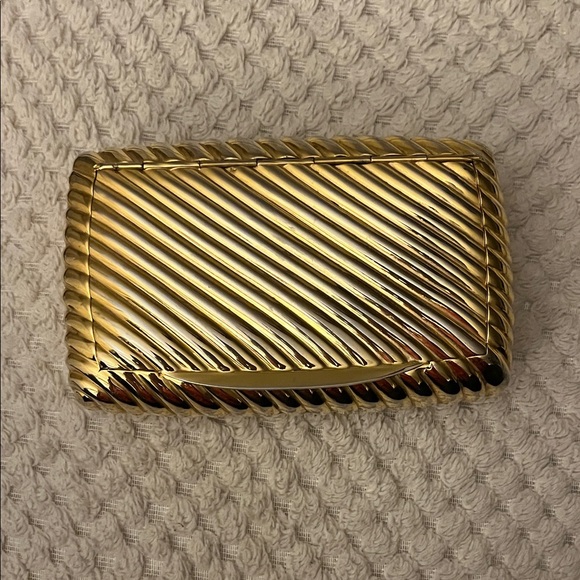 Judith Leiber Handbags - JUDITH LEIBER gold shell pattern clutch (does not fit cell phone)
